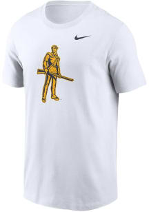 Nike West Virginia Mountaineers White Alt Logo Short Sleeve T Shirt