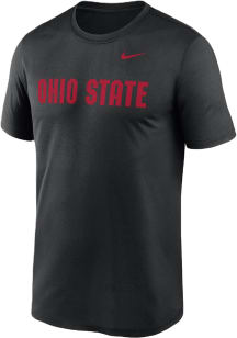 Nike Ohio State Buckeyes Black Dri-Fit Legend Short Sleeve T Shirt