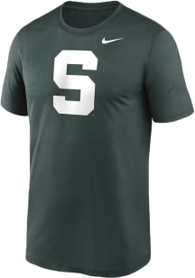 Nike Michigan State Spartans Green Dri-Fit Legend Design Short Sleeve T Shirt