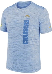 Nike Los Angeles Chargers Light Blue Sideline Velocity Short Sleeve T Shirt