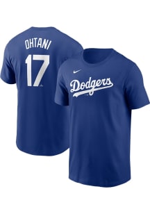 Shohei Ohtani Los Angeles Dodgers Blue Home Short Sleeve Player T Shirt