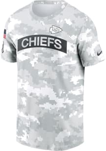 Nike Kansas City Chiefs White Salute to Service Short Sleeve T Shirt