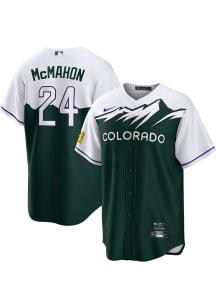 Ryan McMahon Colorado Rockies Mens Replica City Connect Jersey - Green