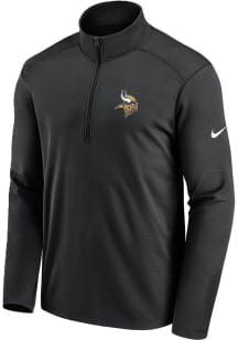 Nike Minnesota Vikings Mens Black Pacer Long Sleeve Qtr Zip Pullover