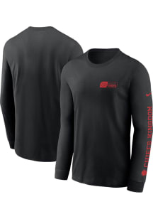 Nike Kansas City Chiefs Black Team Name Long Sleeve T Shirt