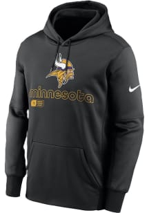 Nike Minnesota Vikings Mens Black Therma Hood