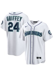 Ken Griffey Jr. Seattle Mariners Mens Replica Home Jersey - White