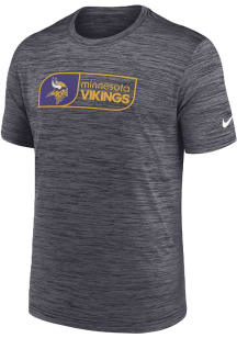 Nike Minnesota Vikings Black Velocity Short Sleeve T Shirt