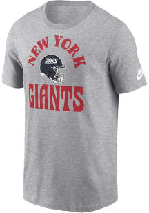 Nike New York Giants Grey Team Name Short Sleeve T Shirt