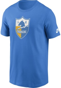 Nike Los Angeles Chargers Light Blue Throwback Helmet Short Sleeve T Shirt