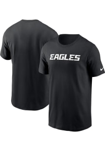 Nike Philadelphia Eagles Black Wordmark Short Sleeve T Shirt