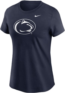 Nike Penn State Nittany Lions Womens Navy Blue Primetime Short Sleeve T-Shirt