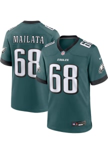 Jordan Mailata  Nike Philadelphia Eagles Midnight Green Home Design Football Jersey