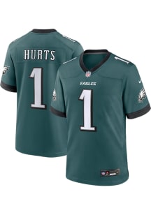 Jalen Hurts   Philadelphia Eagles Midnight Green Home Football Jersey