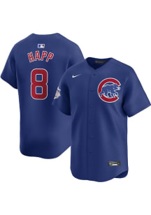 Ian Happ Nike Chicago Cubs Mens Blue Alt 2024 Limited Baseball Jersey