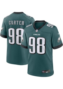 Jalen Carter  Nike Philadelphia Eagles Teal Home Game Football Jersey