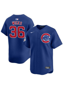 Jordan Wicks Nike Chicago Cubs Mens Blue Alt 2024 Limited Baseball Jersey