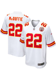 Trent Mcduffie  Nike Kansas City Chiefs White Road Football Jersey