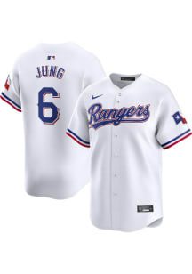 Josh Jung Nike Texas Rangers Mens White Home 2024 Limited Baseball Jersey