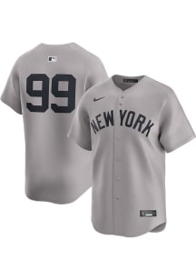 Aaron Judge Nike New York Yankees Mens Grey Road 2024 Limited Baseball Jersey