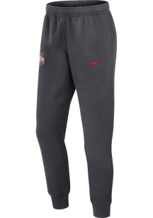 Nike Ohio State Buckeyes Mens Anthracite Team Issue Club Fleece Sweatpants