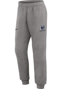 Nike Penn State Nittany Lions Mens Grey Club Fleece Jogger Sweatpants