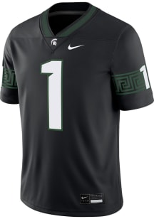 Nike Michigan State Spartans Black Alternate Game Football Jersey