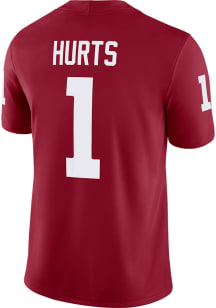 Jalen Hurts   Oklahoma Sooners Crimson Jordan Home Game Football Jersey