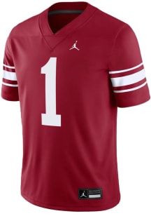 Nike Oklahoma Sooners Crimson Jordan Throwback Game Football Jersey