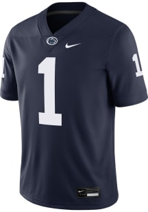 Nike Penn State Nittany Lions Navy Blue Home Game Design Football Jersey