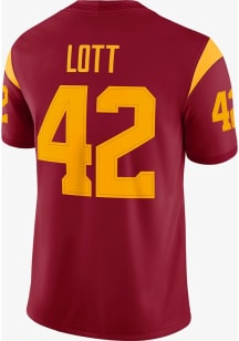 Ronnie Lott  Nike USC Trojans Crimson Home Game Football Jersey