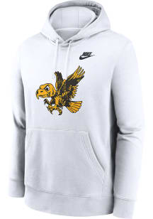 Nike Iowa Hawkeyes Mens White Legacy Club Long Sleeve Hoodie