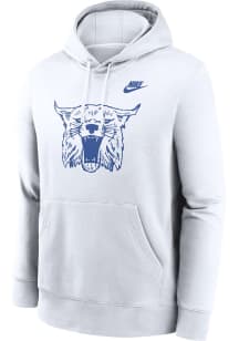 Nike Kentucky Wildcats Mens White Legacy Club Long Sleeve Hoodie