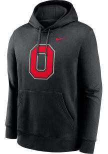 Nike Ohio State Buckeyes Mens Black Alternate Logo Long Sleeve Hoodie