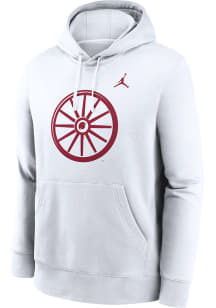 Nike Oklahoma Sooners Mens White Jordan Alternate Logo Long Sleeve Hoodie