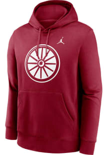Nike Oklahoma Sooners Mens Crimson Jordan Alternate Logo Long Sleeve Hoodie