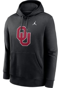 Nike Oklahoma Sooners Mens Black Jordan Primary Logo Long Sleeve Hoodie