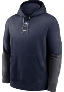 Nike Penn State Nittany Lions Mens Navy Blue Team Issue Club Long Sleeve Hoodie