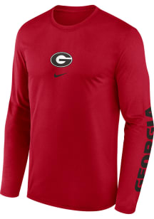 Nike Georgia Bulldogs Red Legend Two Long Sleeve T-Shirt