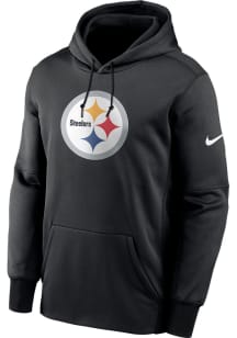 Nike Pittsburgh Steelers Mens Black Prime Logo Therma Hood