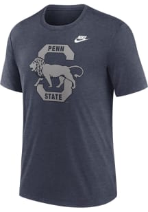 Nike Penn State Nittany Lions Navy Blue Vault Legacy Primary Logo Short Sleeve Fashion T Shirt