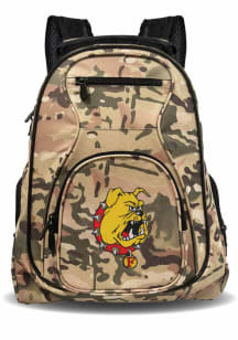 Ferris State Bulldogs Gold Premium Laptop Backpack