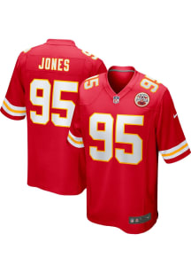 Chris Jones  Nike Kansas City Chiefs Red Home Game Football Jersey