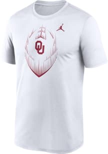 Nike Oklahoma Sooners White Jordan Legend Short Sleeve T Shirt