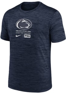 Nike Penn State Nittany Lions Navy Blue Velocity Center Block Short Sleeve T Shirt