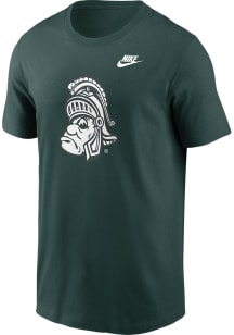 Nike Michigan State Spartans Green Legacy Logo Short Sleeve T Shirt