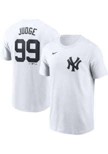 Aaron Judge New York Yankees White Home Short Sleeve Player T Shirt