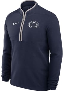 Nike Penn State Nittany Lions Mens Navy Blue Victory Long Sleeve Qtr Zip Pullover