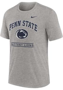 Nike Penn State Nittany Lions Grey Modern Tradition Triblend Short Sleeve Fashion T Shirt