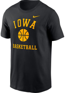 Nike Iowa Hawkeyes Black Basketball Retro Short Sleeve T Shirt